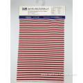 Wholesale Ribbing Knitted Fabric R/SP Red Stripes Fabrics